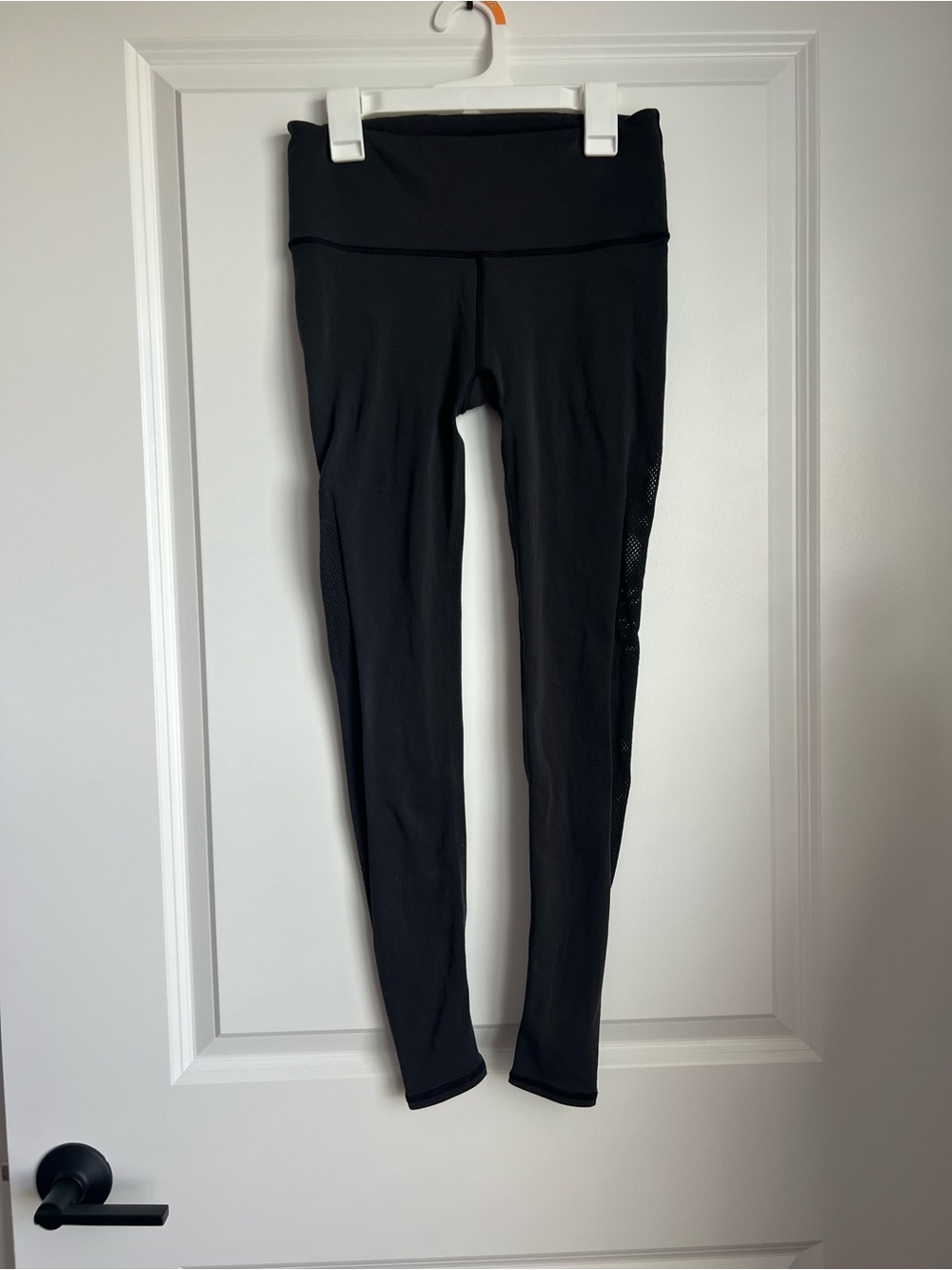 lululemon athletica Black Mesh-Panel Leggings